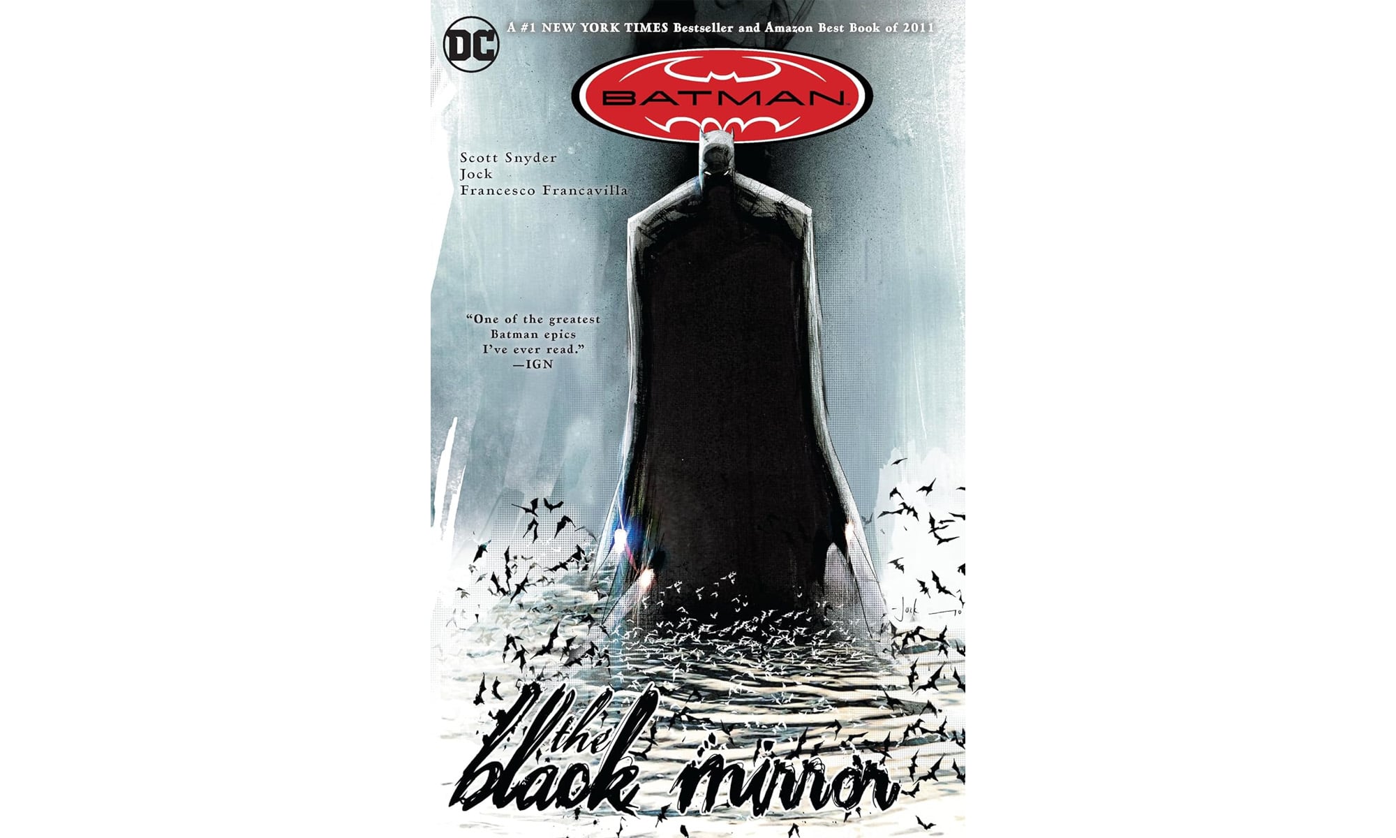 The cover of Batman - The Black Mirror