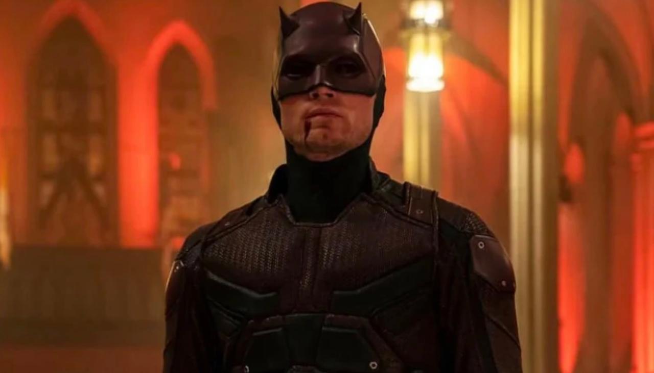 An image of Bullseye in the Daredevil suit in Daredevil season 3