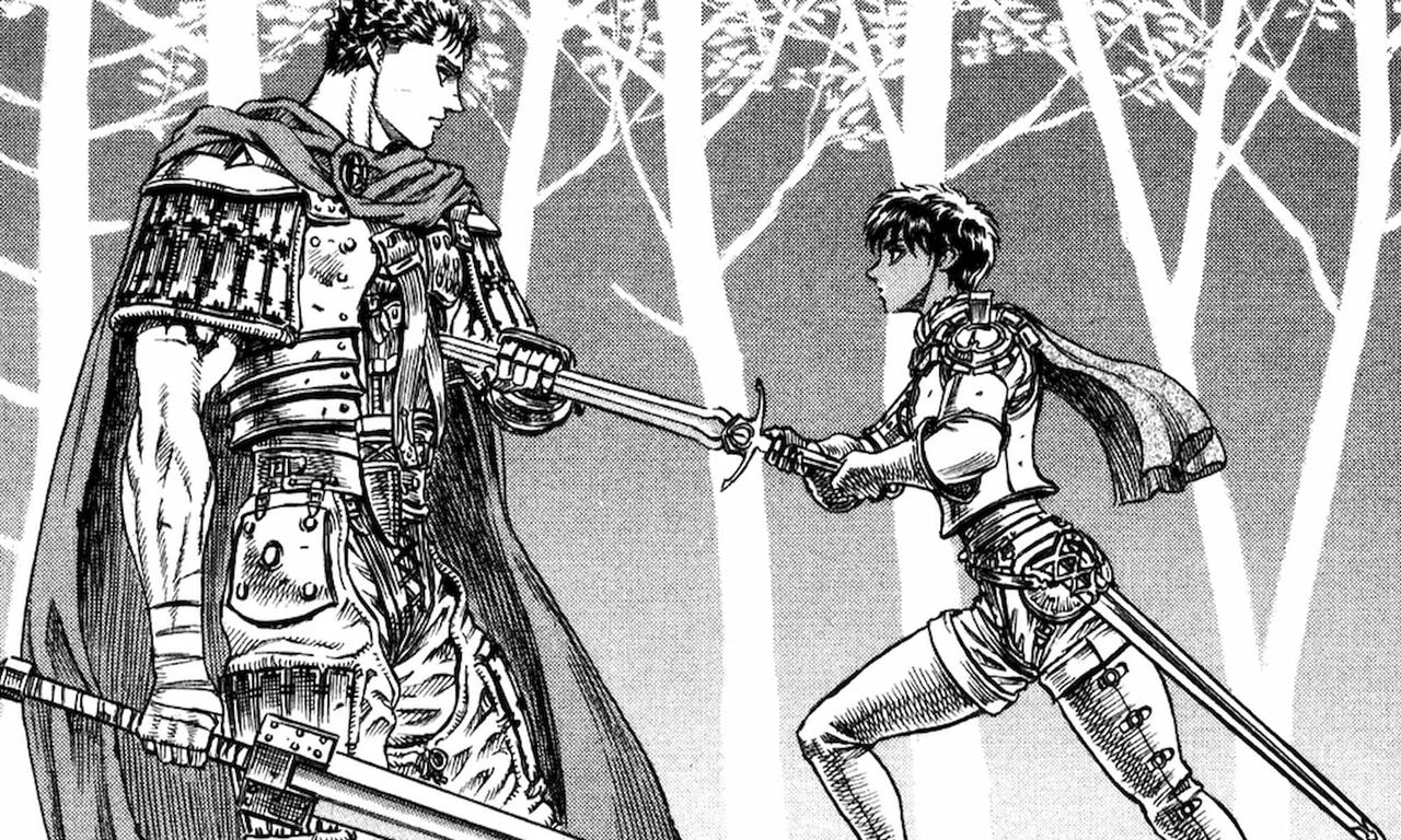 Casca And Guts In Berserk