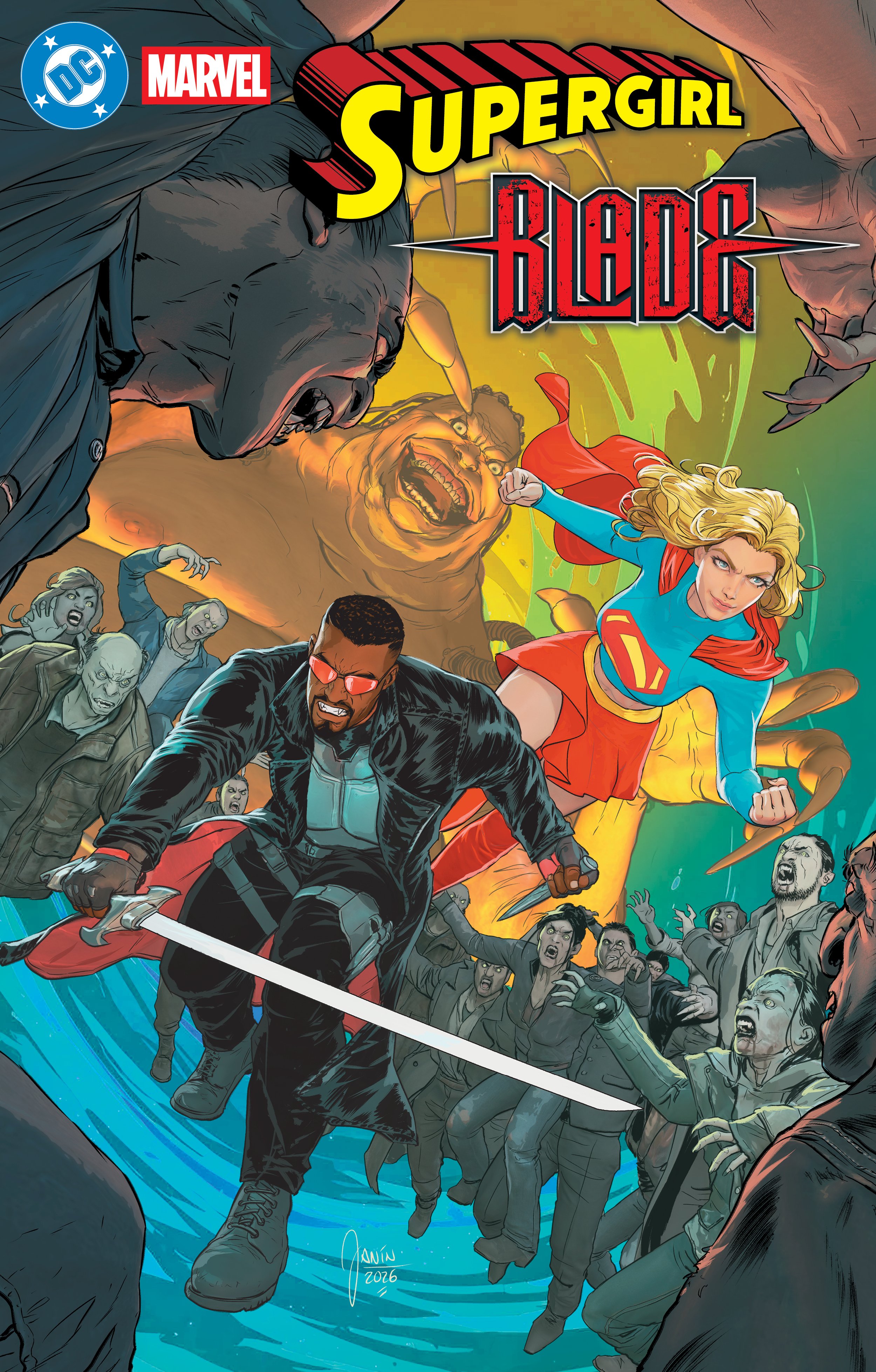 Supergirl/Blade cover