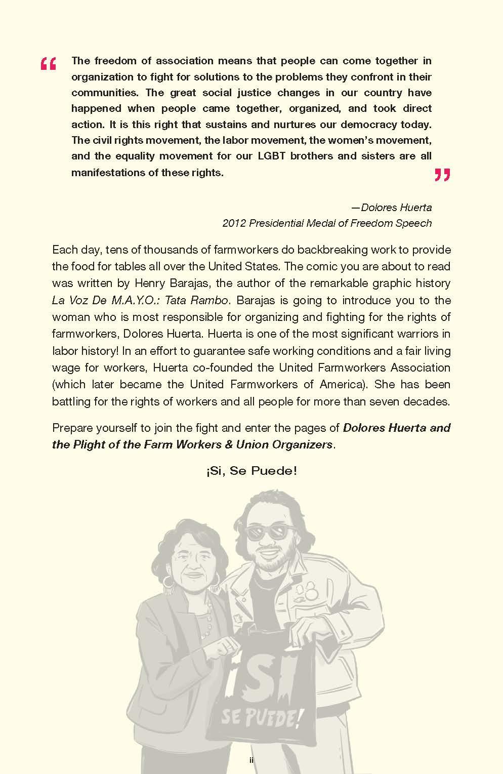 Dolores Huerta and the Plight of the Farm Workers' Union Organizers