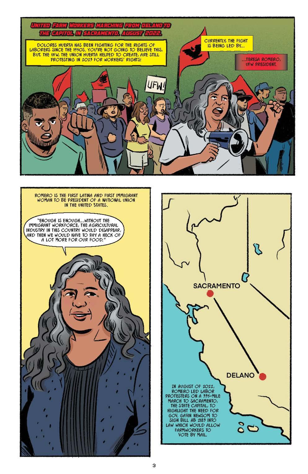 Dolores Huerta and the Plight of the Farm Workers' Union Organizers