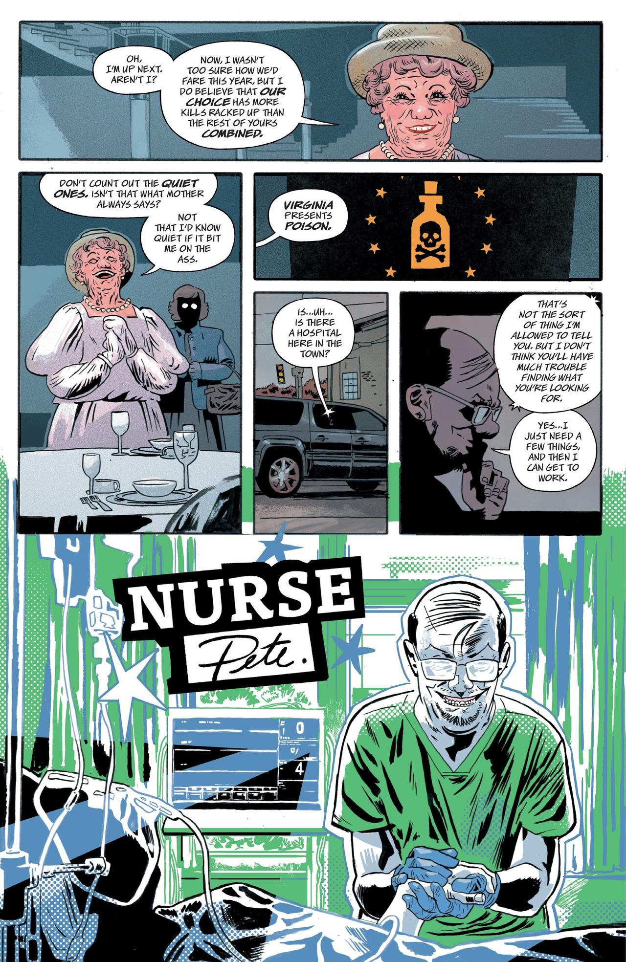 Nurse Pete in Exquisite Corpse