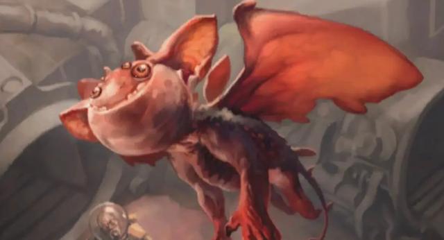 The art for Fleem, Goben's Creation from Magic: The Gathering