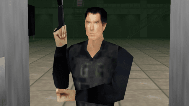 Pierce Brosnan GoldenEye first person shooter