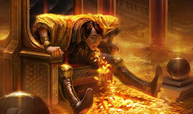 Art for Greed from Magic: The Gathering