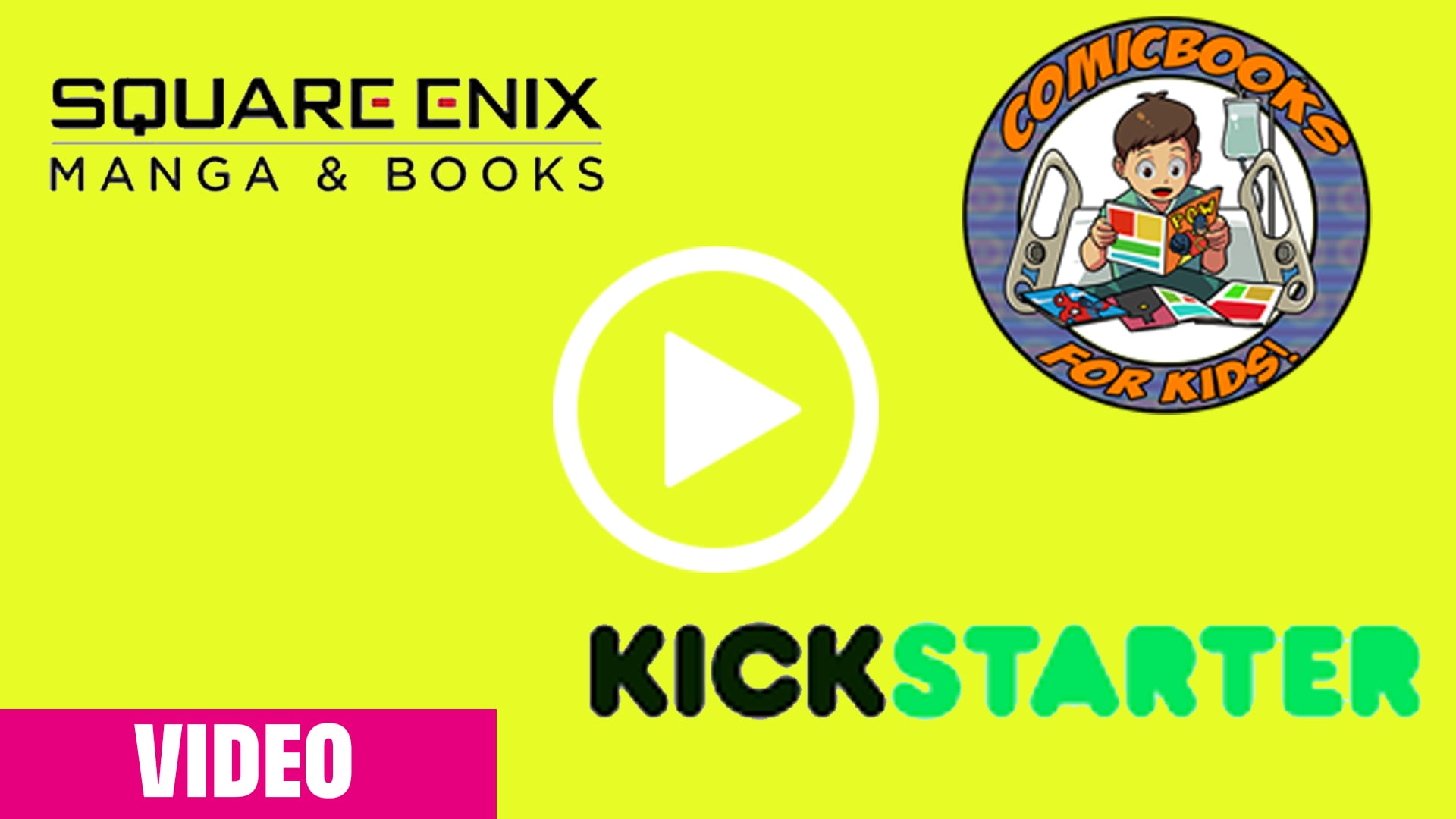 Square Enix, Kickstarter, and the charity Comic Books for Kids have ...
