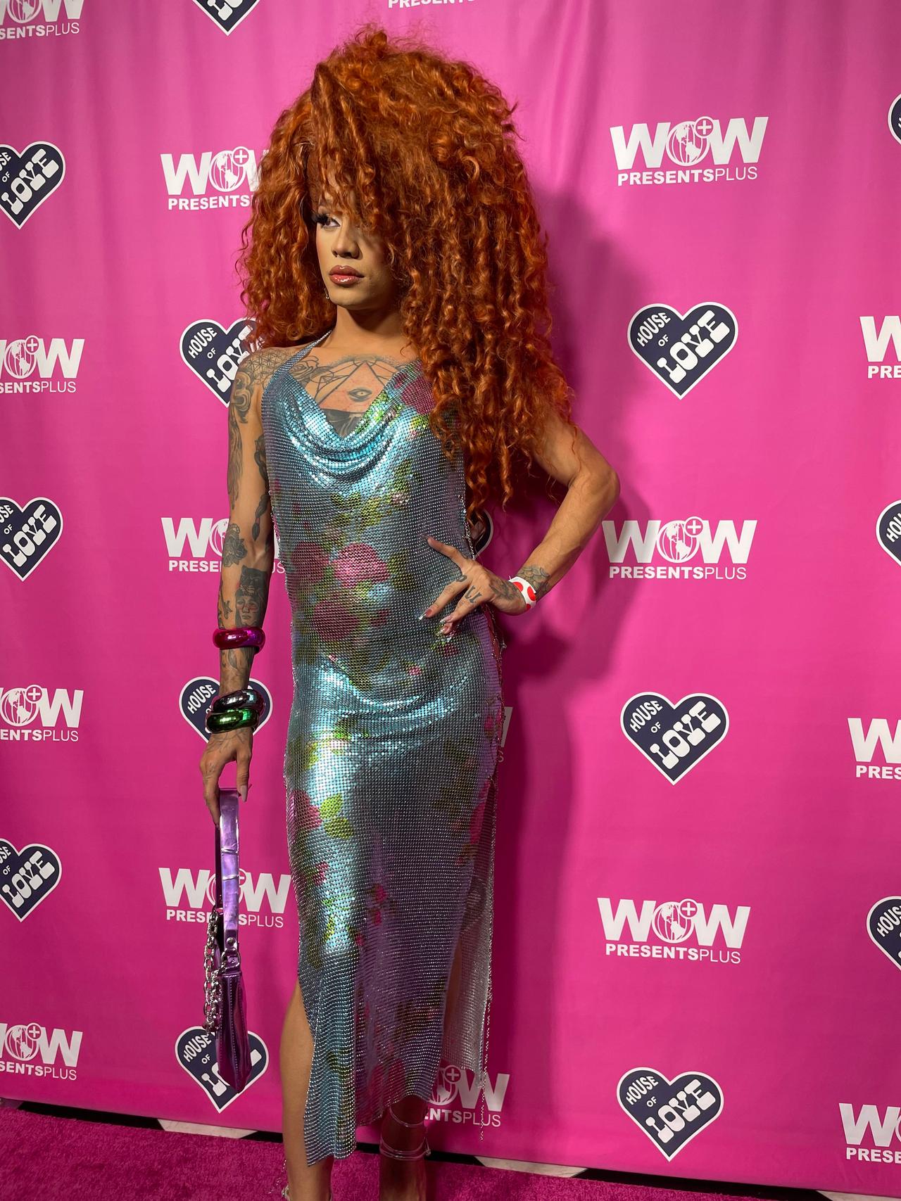 Dahlia Sin on the pink carpet for RuPaul's Drag Race UK season 5