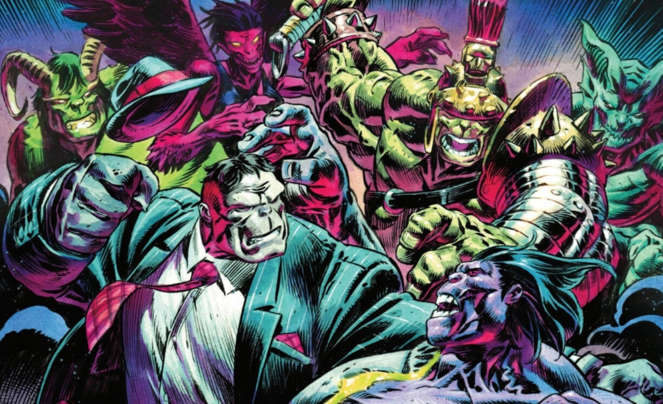 The cover of Infernal Hulk #4