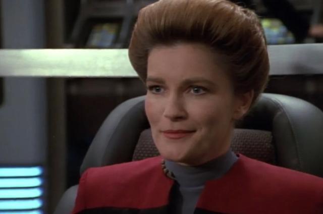 An image of Kathryn Janeway on Star Trek: Voyager