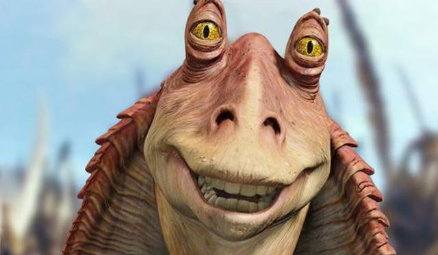 Jar Jar Binks closeup