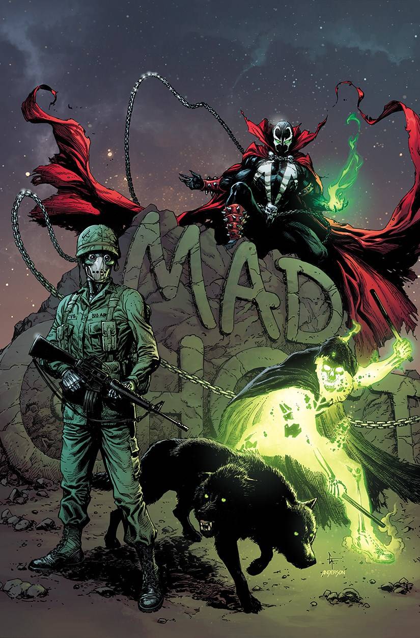 Junkyard Joe and Geiger stand with Spawn