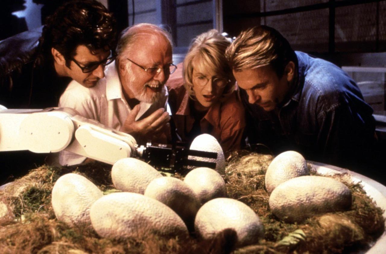 A still from Jurassic Park