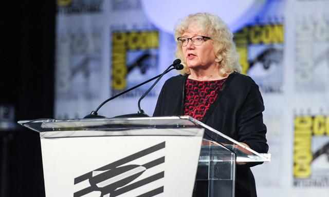 Jackie Estrada at the 2014 Will Eisner Comic Industry Awards.