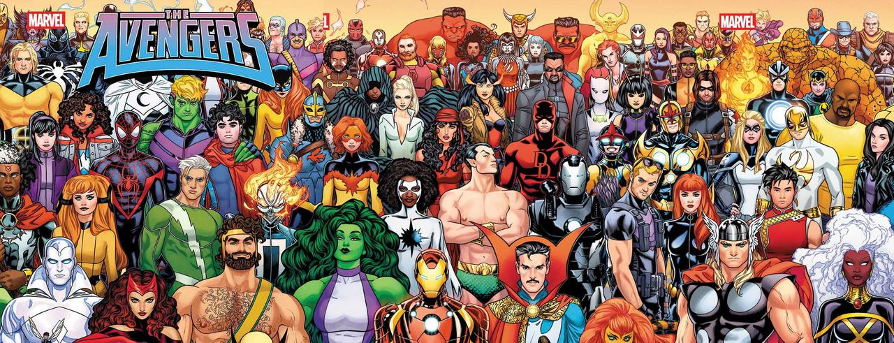 Avengers #34 - #36 cover by Russell Dauterman