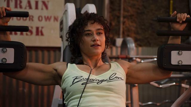 A still of Katy O'Brian in Love Lies Bleeding