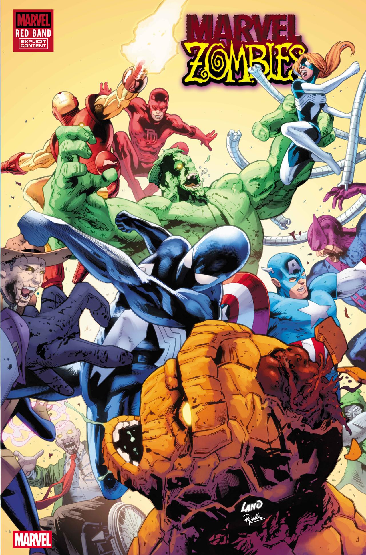 The cover of Marvel Zombies: Red Band #2