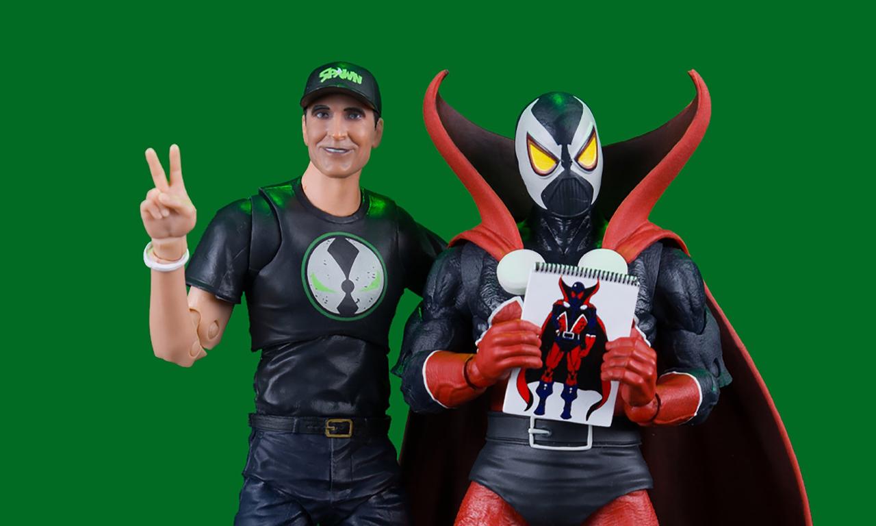 Todd McFarlane and Spawn action figures