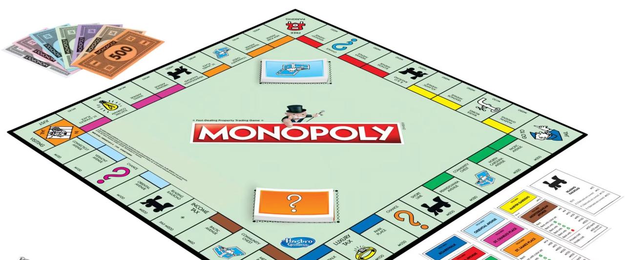 An image of a Monopoly board