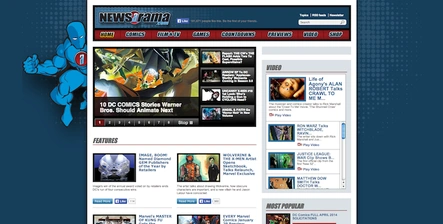 Newsarama screen shot from 2014