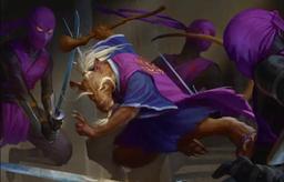 An image of the art from Splinter, Radical Rat from Magic: The Gathering x Teenage Mutant Ninja Turtles
