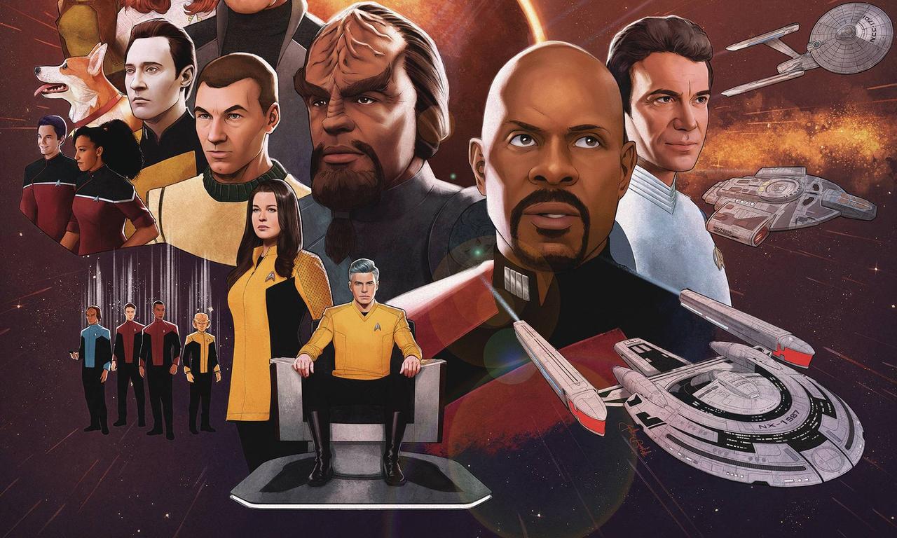 Star Trek #500 variant cover