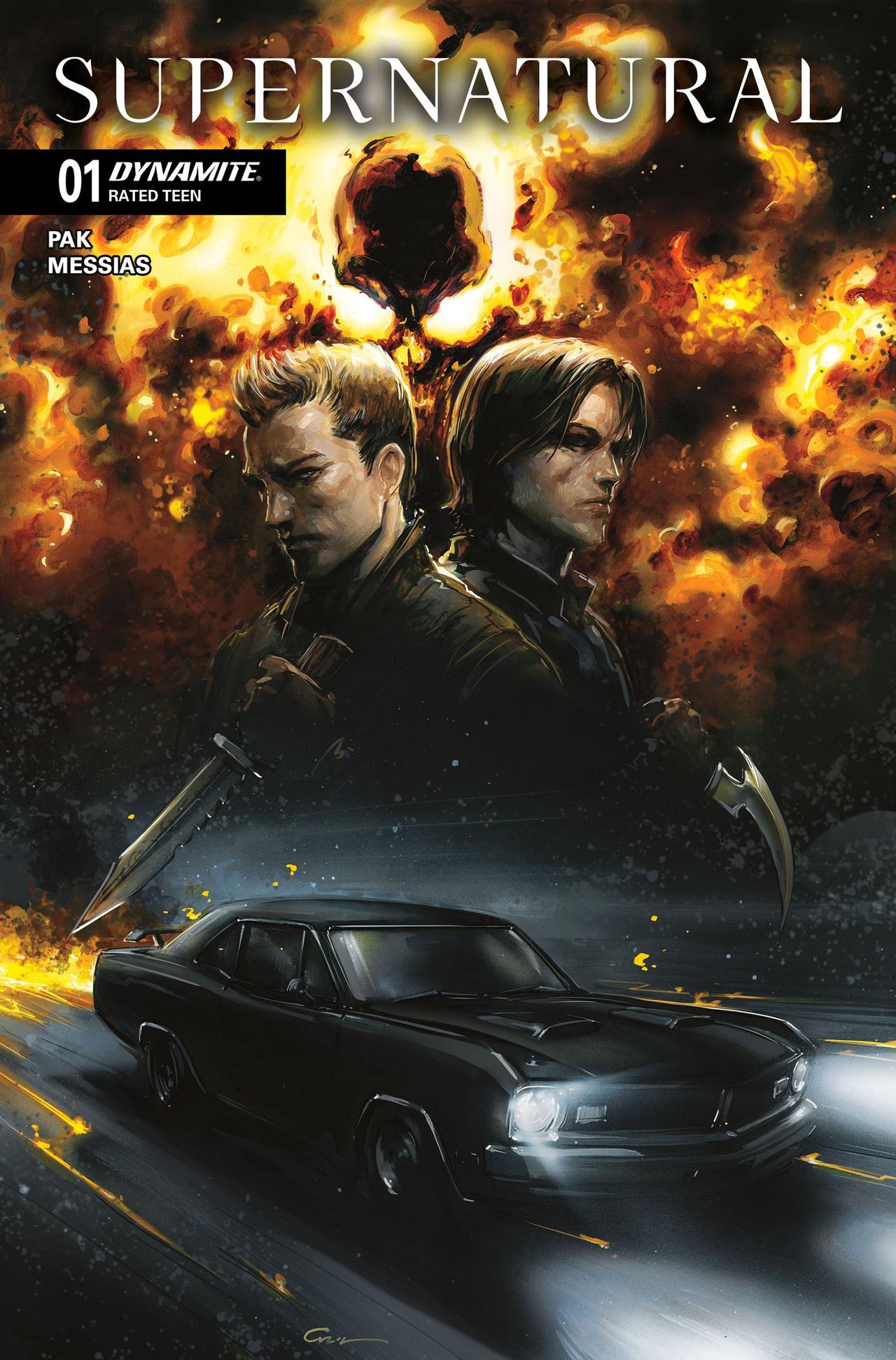 Supernatural comic book cover 