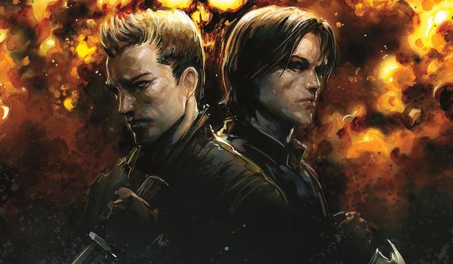 Supernatural comic book header