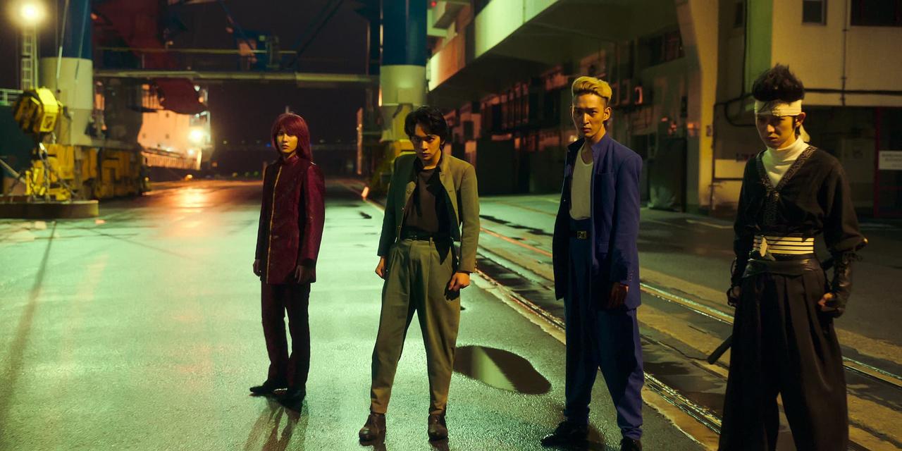 Team Urameshi in live action Yu Yu Hakusho