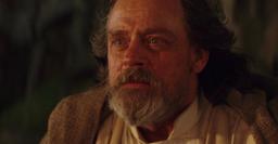 A still of Luke Skywalker in Star Wars Episode VIII: The Last Jedi