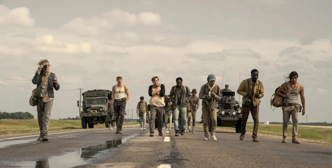A still from The Long Walk movie