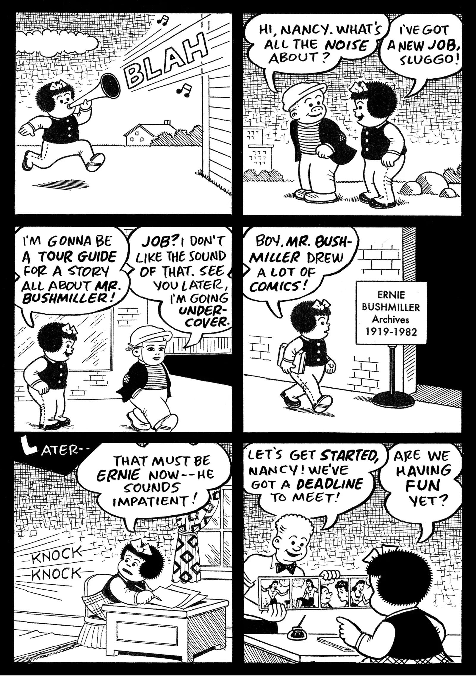 Three Rocks: The Story of Ernie Bushmiller, The Man Who Created Nancy