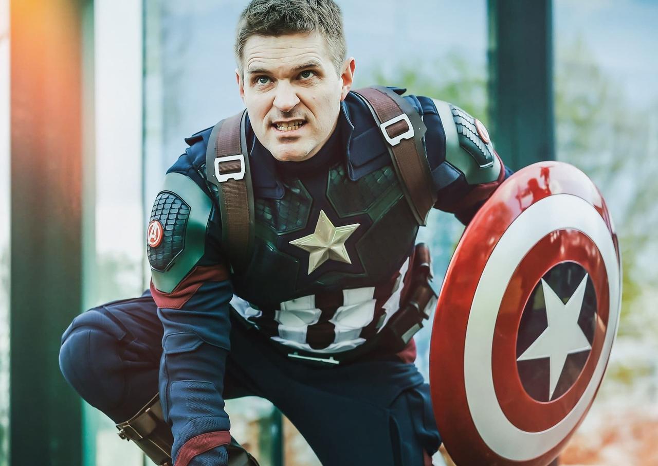Trent Cannon As Captain America