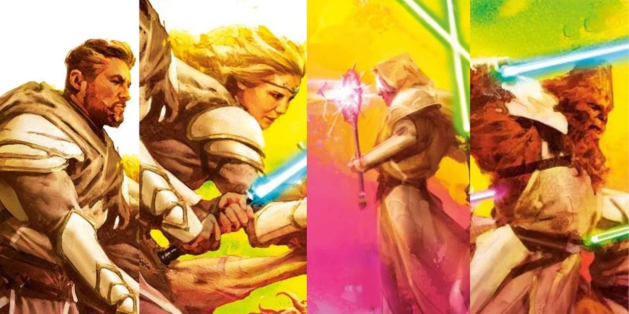 Images from the Trials of the Jedi book