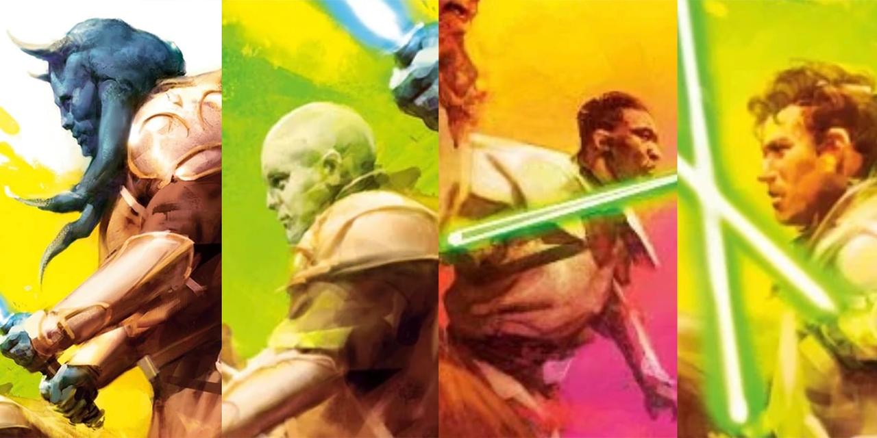 Images from the Trials of the Jedi book