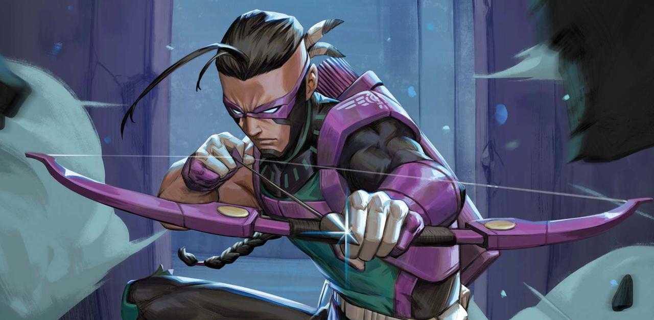 A variant cover of Ultimate Hawkeye