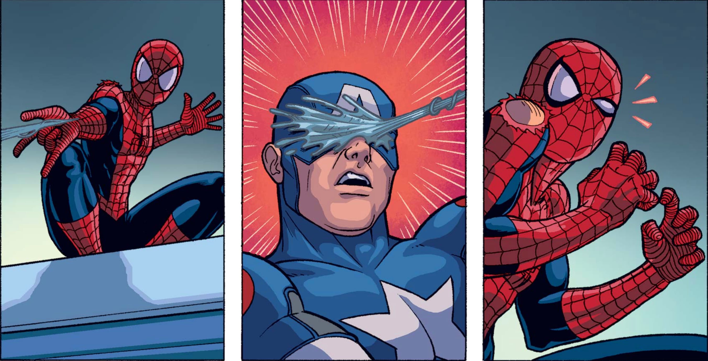 Panels from Ultimate Spider-Man #150