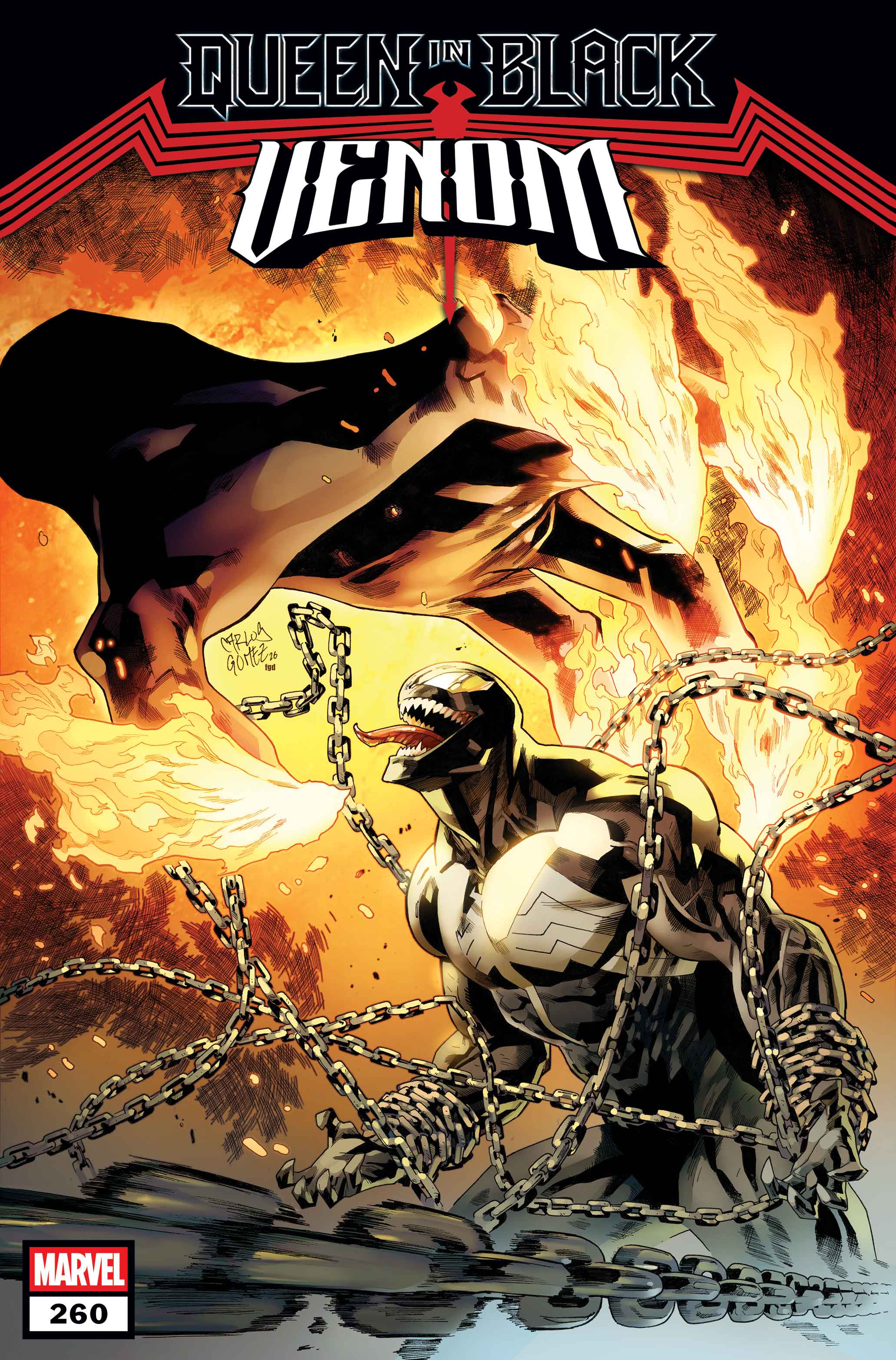 The cover of Venom #260