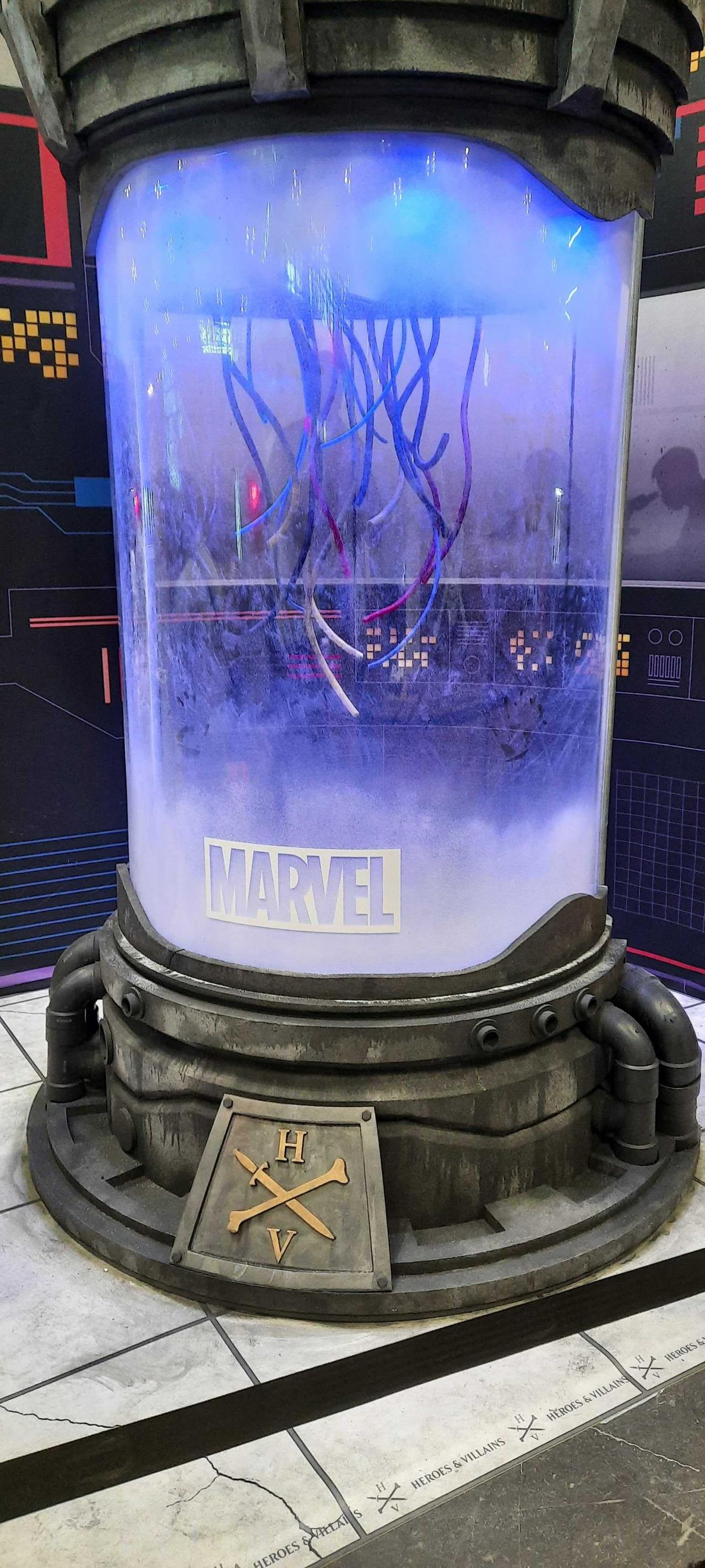 Heroes and Villains booth at NYCC 2024