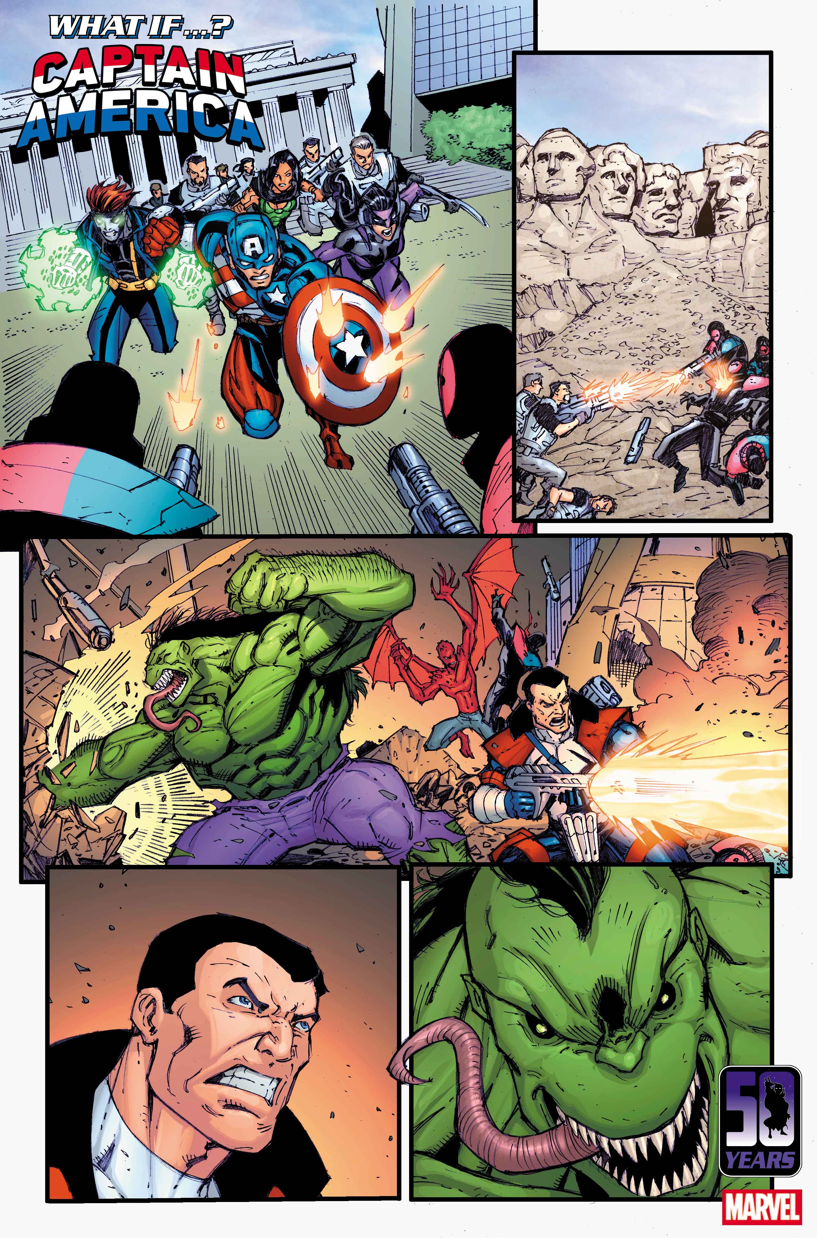 A page from What If...? Captain America #1