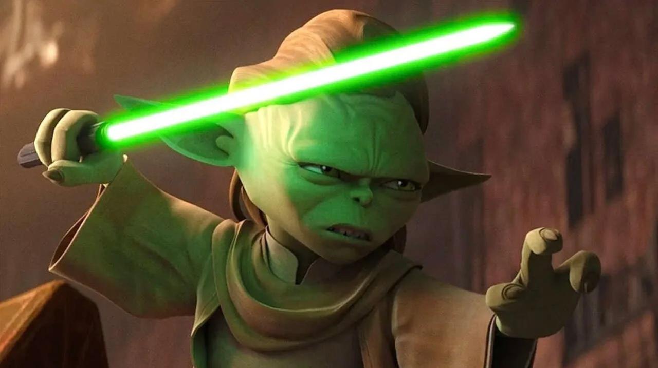 An image of Yaddle in Tales of the Jedi