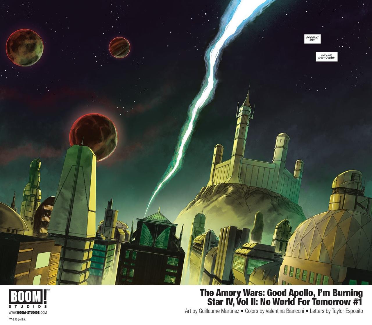 The Amory Wars: Good Apollo, I'm Burning Star IV, Vol. II: No World For Tomorrow #1