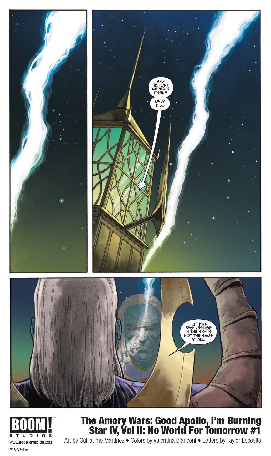 The Amory Wars: Good Apollo, I'm Burning Star IV, Vol. II: No World For Tomorrow #1