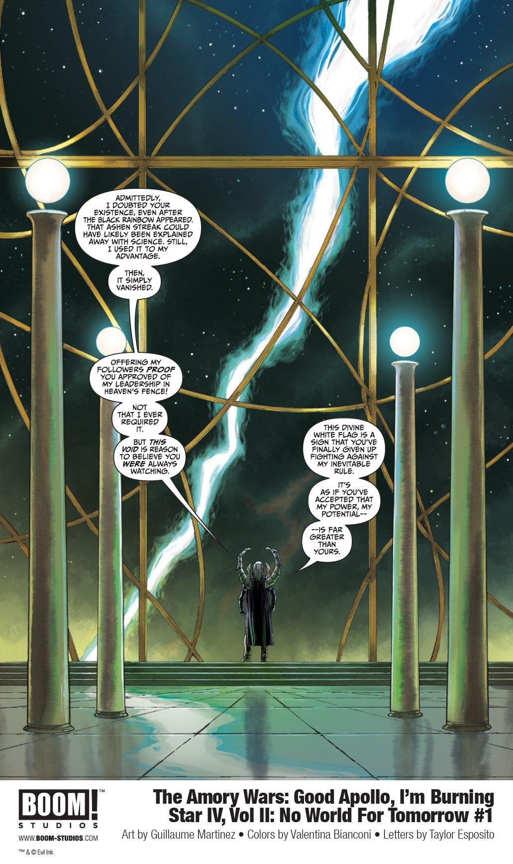 The Amory Wars: Good Apollo, I'm Burning Star IV, Vol. II: No World For Tomorrow #1