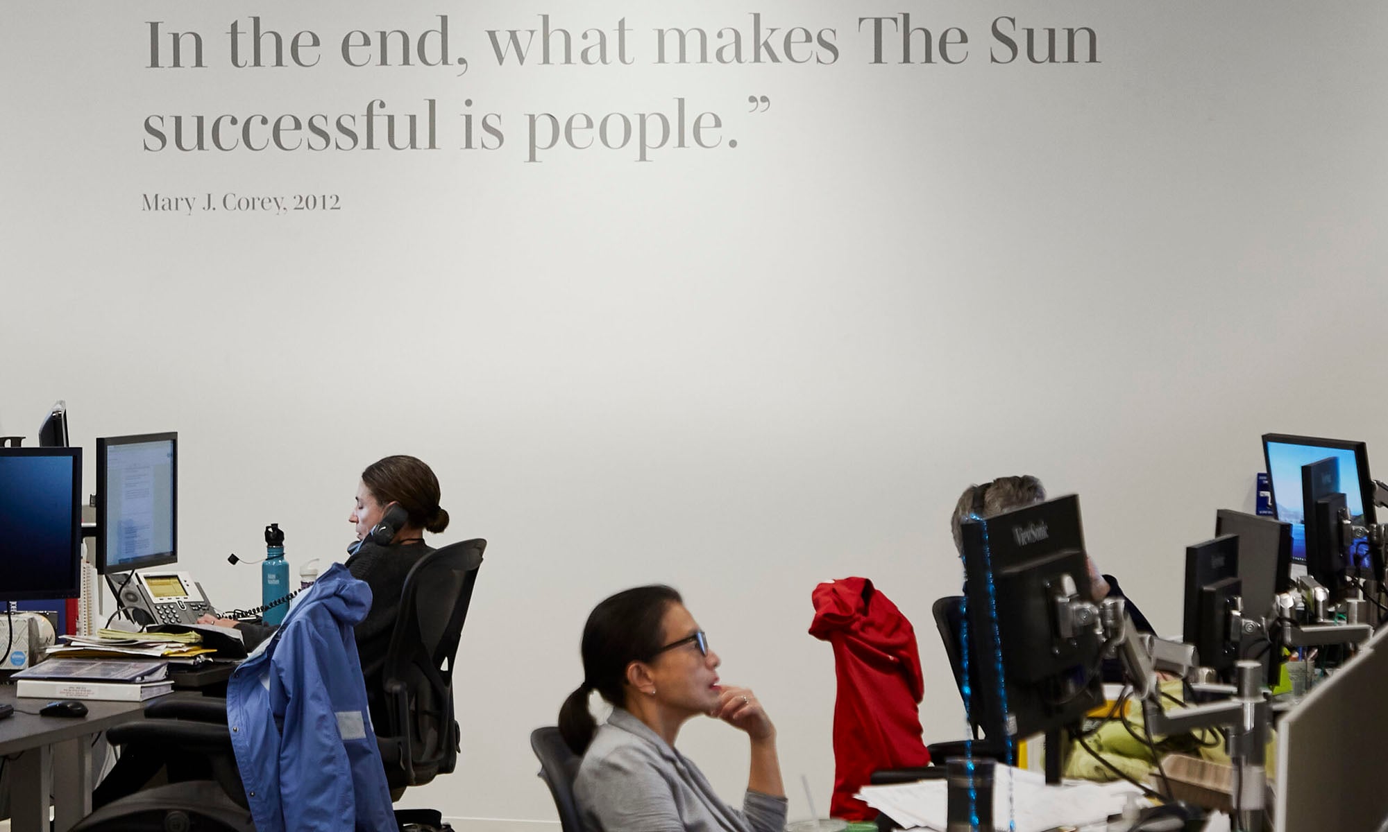 Inside the Baltimore Sun's offices