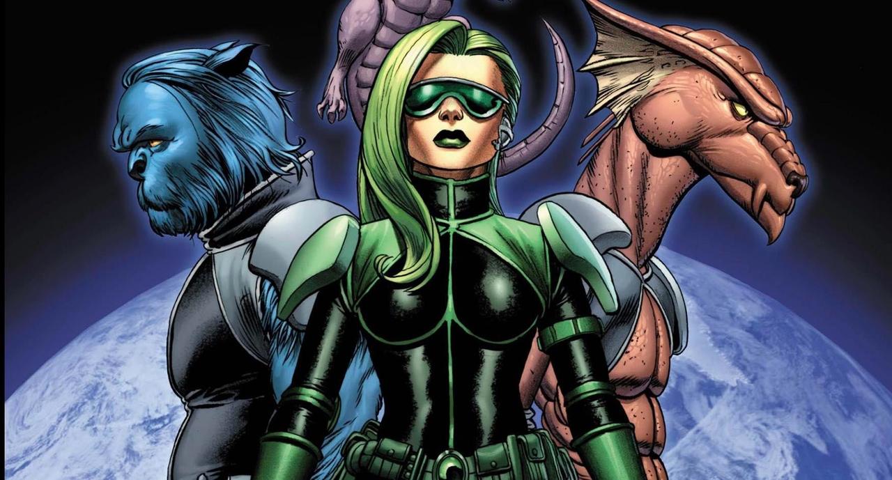 Abigail Brand on the S.W.O.R.D. #1 (2009) cover