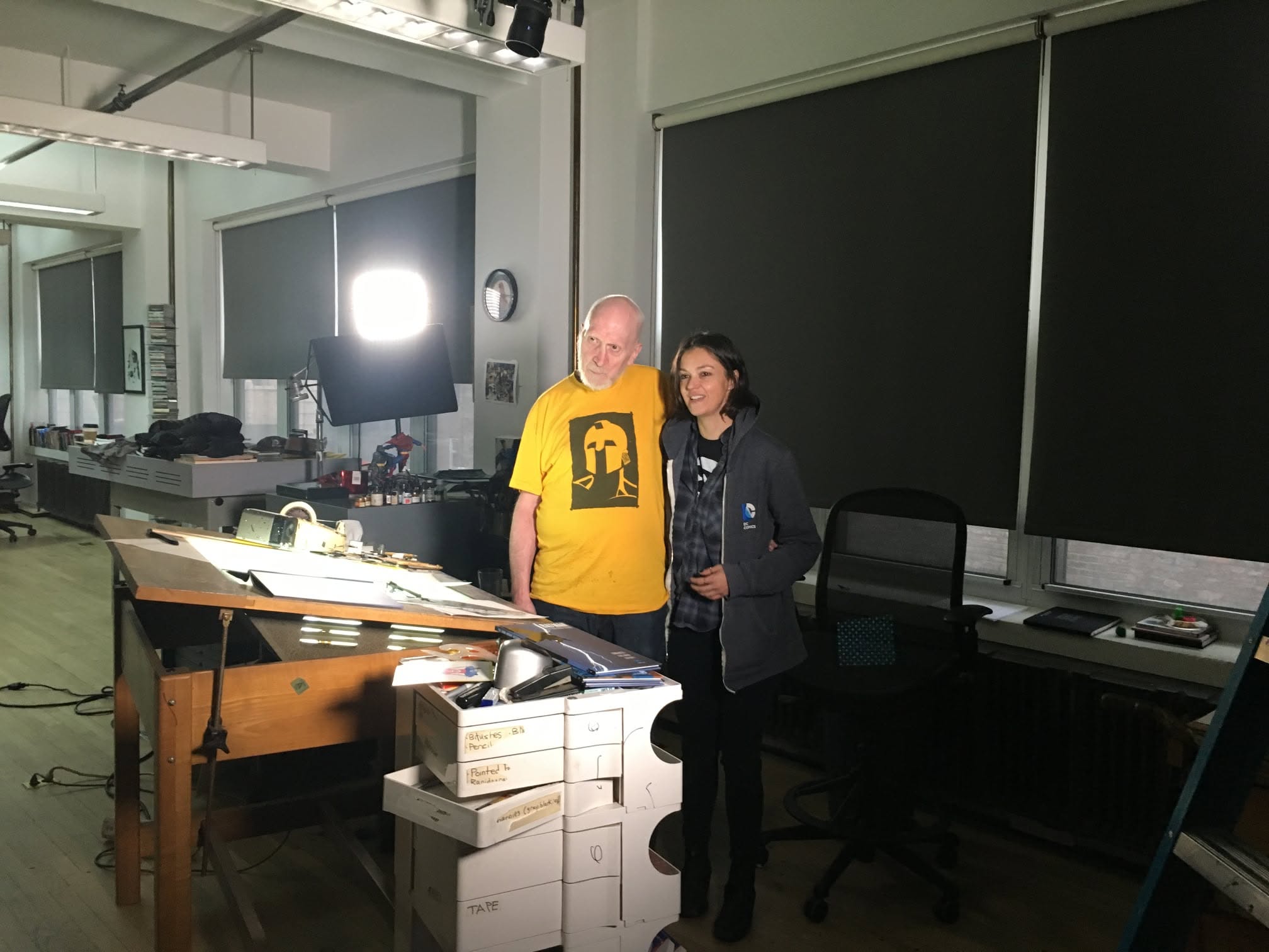 Frank Miller and Silenn Thomas