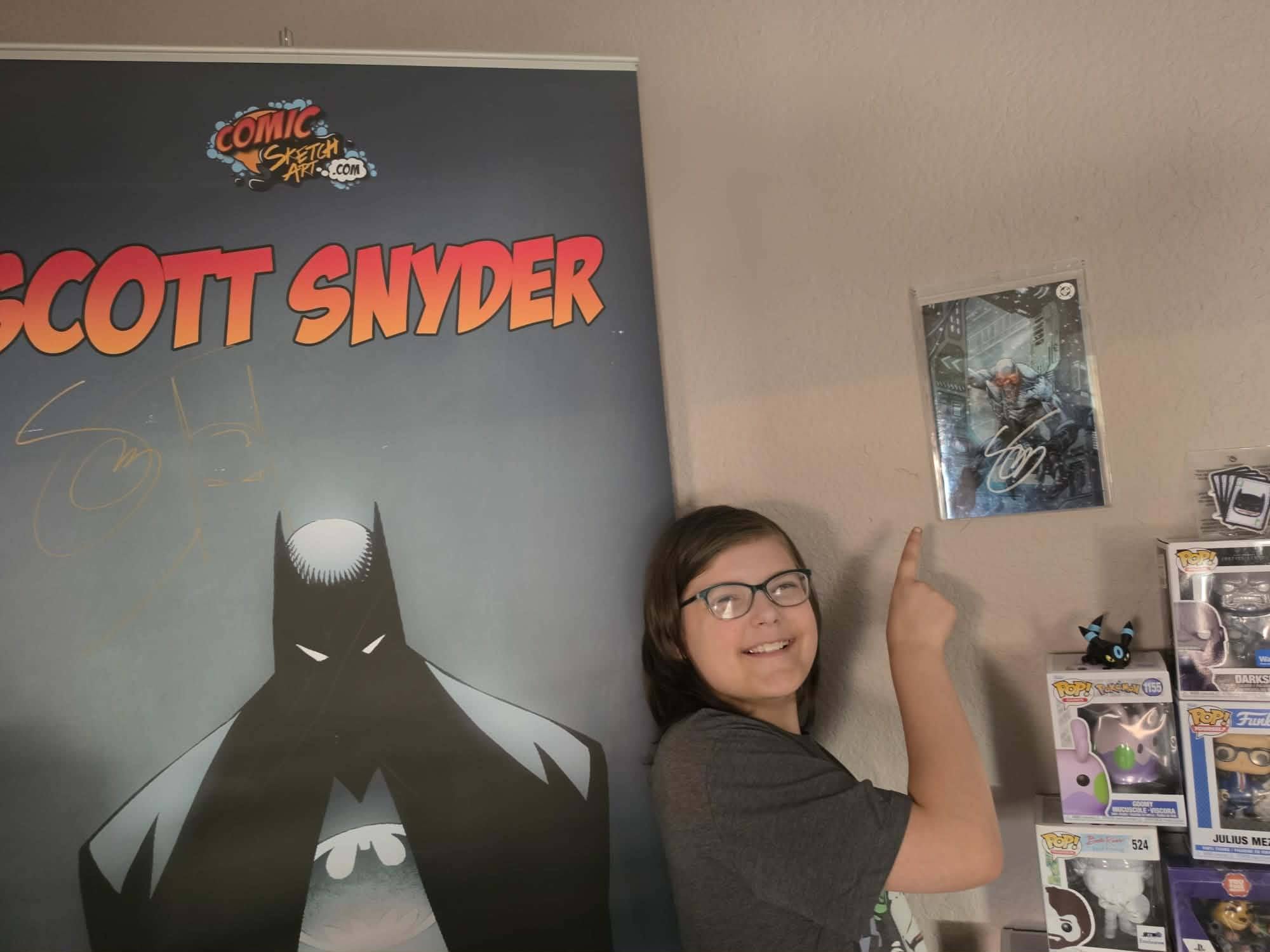 Julius and his Scott Snyder collection