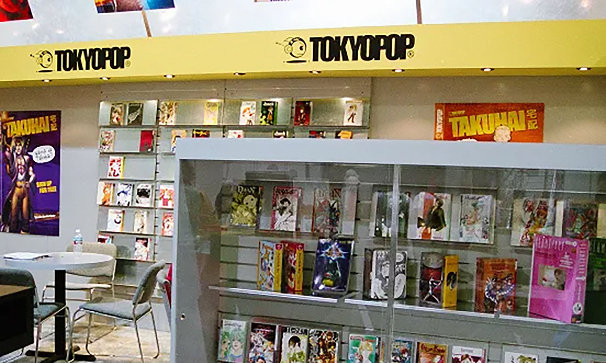 TokyoPop branded bookshop