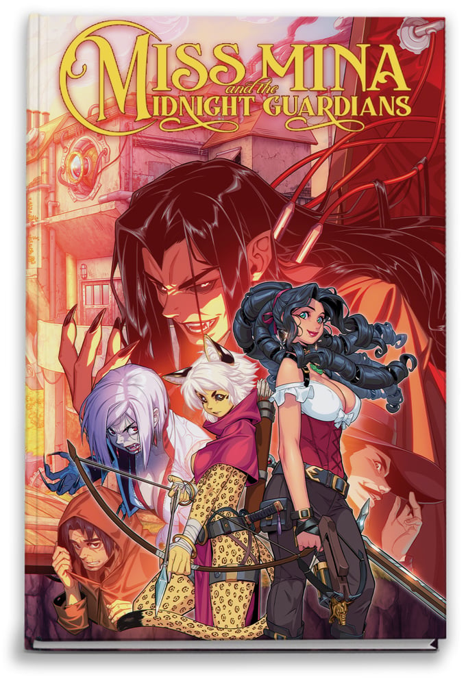 Miss Mina and the Midnight Guardians main cover
